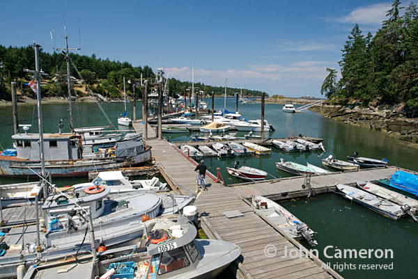 Whaler Bay on Galiano Island