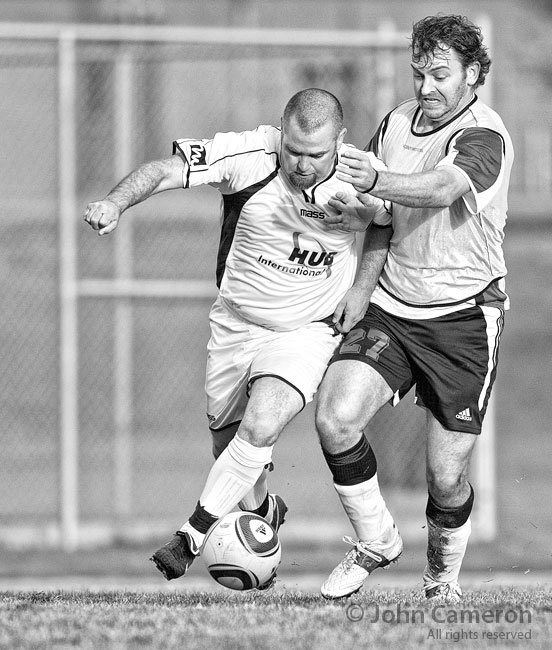 Division 2 soccer on Salt Spring Island