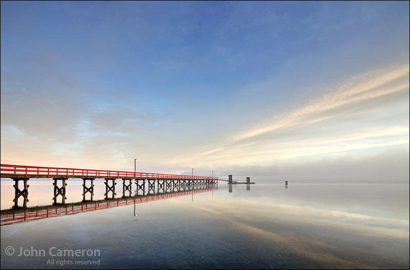 Fernwood Pier on Salt Spring Island, BC