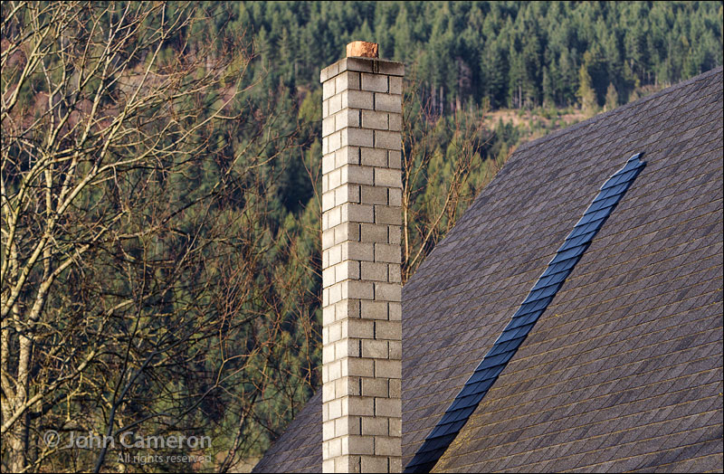 Frost Shadow on Salt Spring Church Frost Shadow on Salt Spring Church