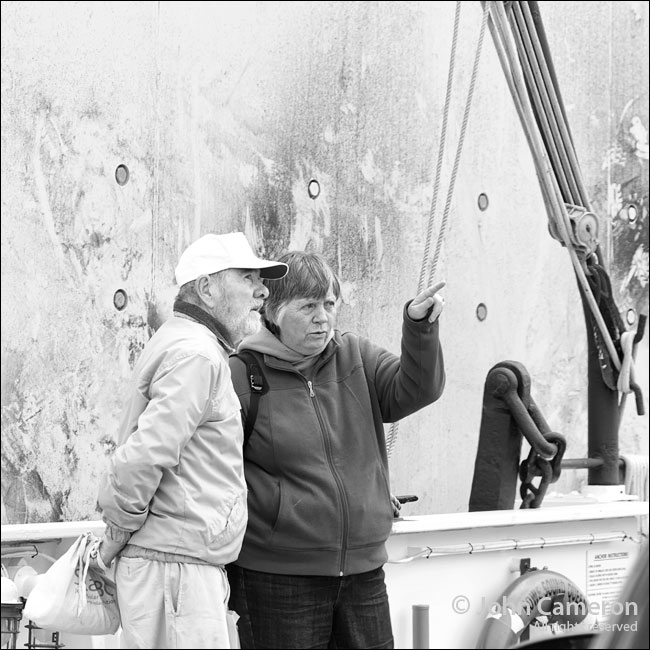 more pointing on the ferry Aboard the Howe Sound Queen too