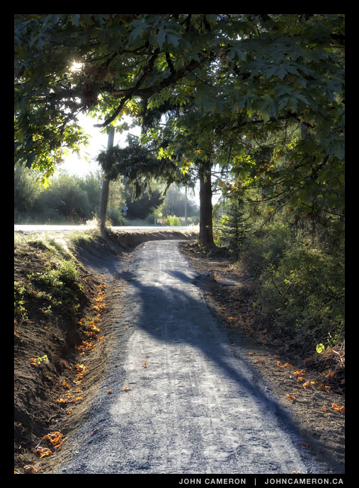 Salt Spring's newest pathway Salt Spring's newest pathway